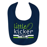 Wholesale-Seattle Seahawks Little Kicker All Pro Baby Bib