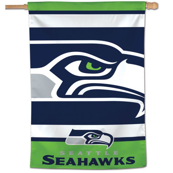 Wholesale-Seattle Seahawks MEGA LOGO Vertical Flag 28" x 40"