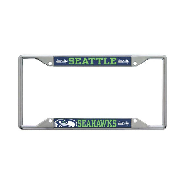 Wholesale-Seattle Seahawks MEGA Lic Plt Frame S/S Printed