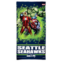 Wholesale-Seattle Seahawks / Marvel (C) 2021 Marvel Spectra Beach Towel 30" x 60"