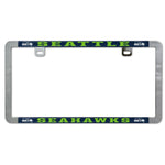 Wholesale-Seattle Seahawks Metal Lic. Plate Frame Slim