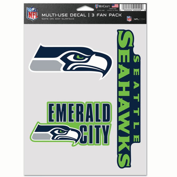 Wholesale-Seattle Seahawks Multi Use 3 Fan Pack