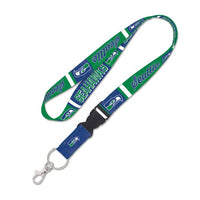 Wholesale-Seattle Seahawks Retro Lanyard w/detachable buckle 1"