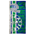 Wholesale-Seattle Seahawks Retro Spectra Beach Towel 30" x 60"