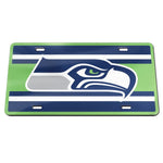 Wholesale-Seattle Seahawks STRIPES Specialty Acrylic License Plate