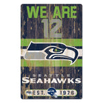 Wholesale-Seattle Seahawks Slogan Wood Sign 11" x 17" 1/4" thick