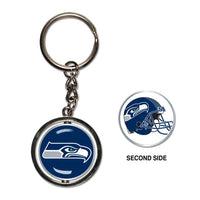 Wholesale-Seattle Seahawks Spinner Key Ring