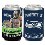 Wholesale-Seattle Seahawks / Star Wars MAndalorian Can Cooler 12 oz.