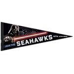 Wholesale-Seattle Seahawks / Star Wars Vader Premium Pennant 12" x 30"