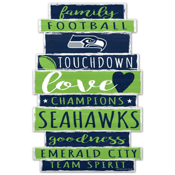 Wholesale-Seattle Seahawks Wood Sign 11" x 17" 1/4" thick