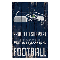 Wholesale-Seattle Seahawks Wood Sign 11" x 17" 1/4" thick