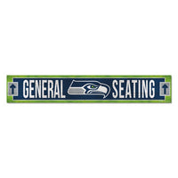 Wholesale-Seattle Seahawks Wood Sign 6"x36" 3/8" thick