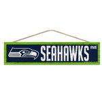 Wholesale-Seattle Seahawks Wood Sign-with Rope 4" x 17"