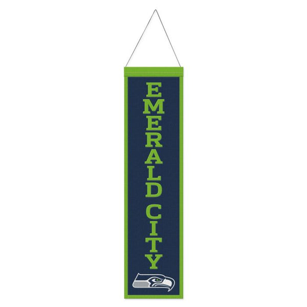 Wholesale-Seattle Seahawks Wool Banner 8" x 32"