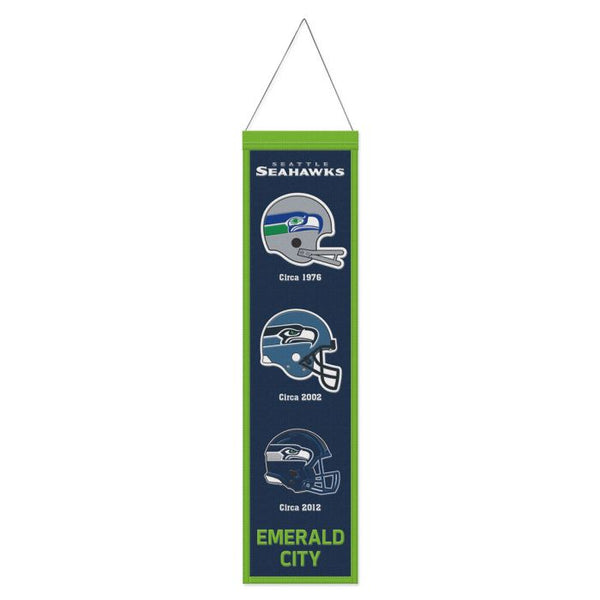 Wholesale-Seattle Seahawks Wool Banner 8" x 32"