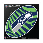 Wholesale-Seattle Seahawks ZEBRA Outdoor Magnets 6" x 6"