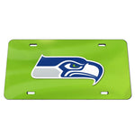 Wholesale-Seattle Seahawks green background Specialty Acrylic License Plate