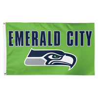 Wholesale-Seattle Seahawks slogan Flag - Deluxe 3' X 5'