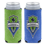 Wholesale-Seattle Sounders 12 oz Slim Can Cooler