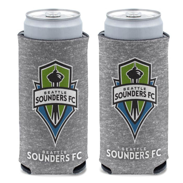 Wholesale-Seattle Sounders 12 oz Slim Can Cooler