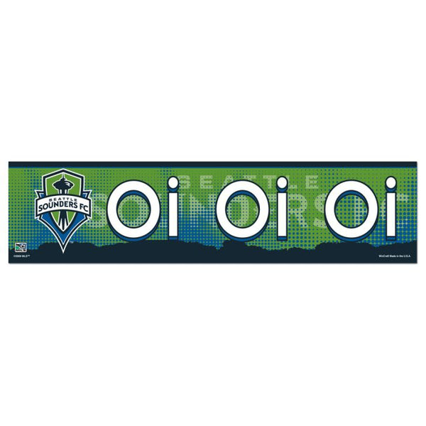 Wholesale-Seattle Sounders Bumper Strip 3" x 12"