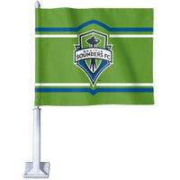 Wholesale-Seattle Sounders Car Flag 11.75" x 14"