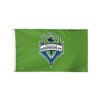 Wholesale-Seattle Sounders Flag - Deluxe 3' X 5'