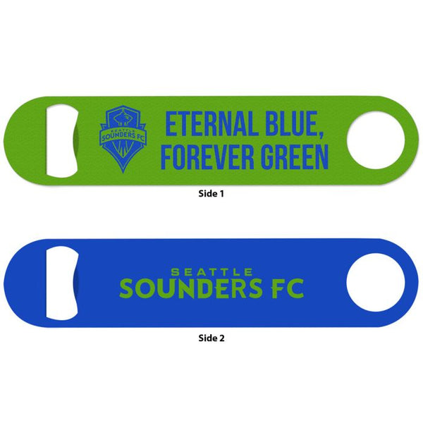 Wholesale-Seattle Sounders Metal Bottle Opener 2 Sided