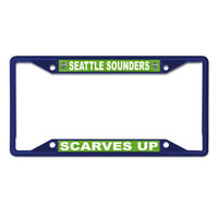 Wholesale-Seattle Sounders SLOGAN: SCARVES UP Lic Plt Frame S/S