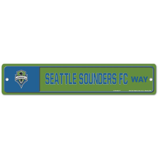 Wholesale-Seattle Sounders Street / Zone Sign 3.75" x 19"