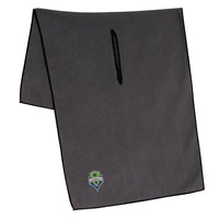 Wholesale-Seattle Sounders Towel - Grey Microfiber 19" x 41"