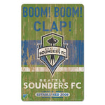 Wholesale-Seattle Sounders Wood Sign 11" x 17" 1/4" thick