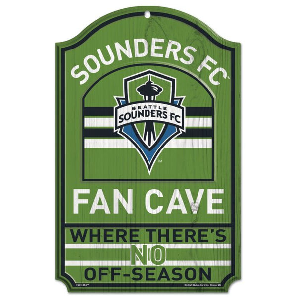 Wholesale-Seattle Sounders Wood Sign 11" x 17" 1/4" thick