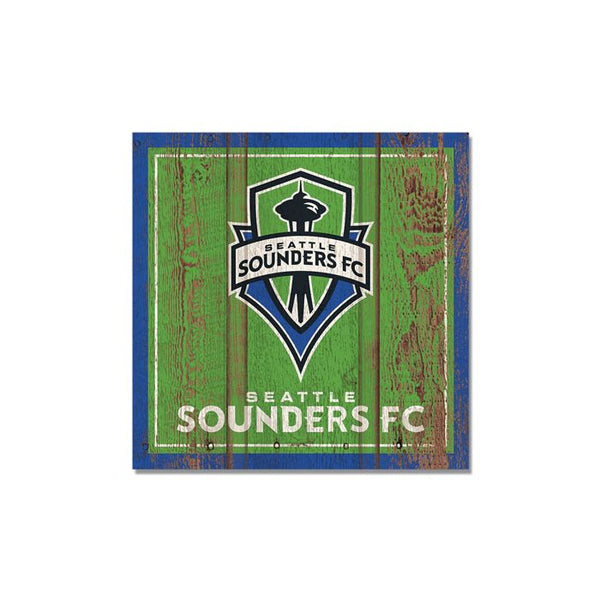 Wholesale-Seattle Sounders Wooden Magnet 3" X 3"