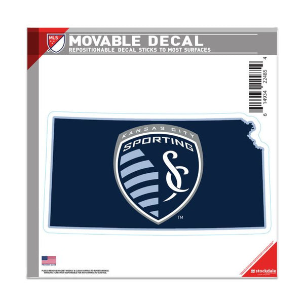 Wholesale-Sporting Kansas City All Surface Decal 6" x 6"