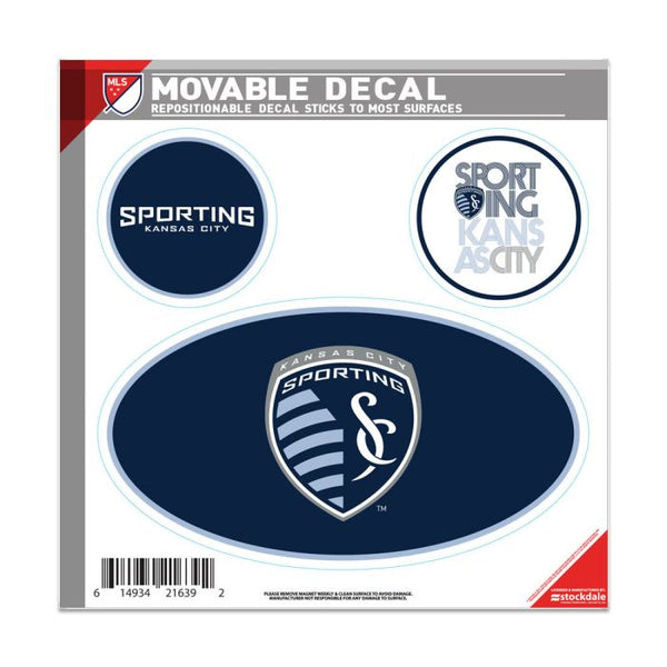 Wholesale-Sporting Kansas City All Surface Decal 6" x 6"