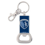 Wholesale-Sporting Kansas City Bottle Opener Key Ring Rectangle