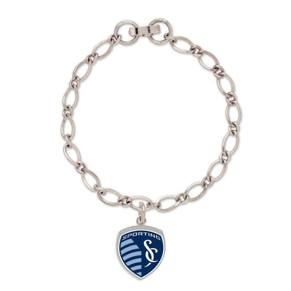 Wholesale-Sporting Kansas City Bracelet w/Charm Jewelry Carded