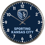 Wholesale-Sporting Kansas City Chrome Clock