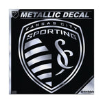 Wholesale-Sporting Kansas City Decal Metallic 6" x 6"