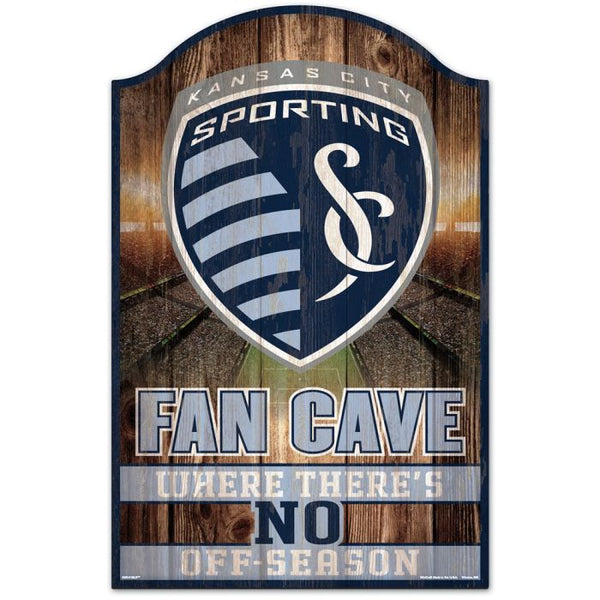 Wholesale-Sporting Kansas City FAN CAVE Wood Sign 11" x 17" 1/4" thick