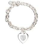 Wholesale-Sporting Kansas City Heart Charm Bracelet Jewelry Carded