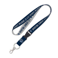 Wholesale-Sporting Kansas City Heather Lanyard w/detachable buckle 1"