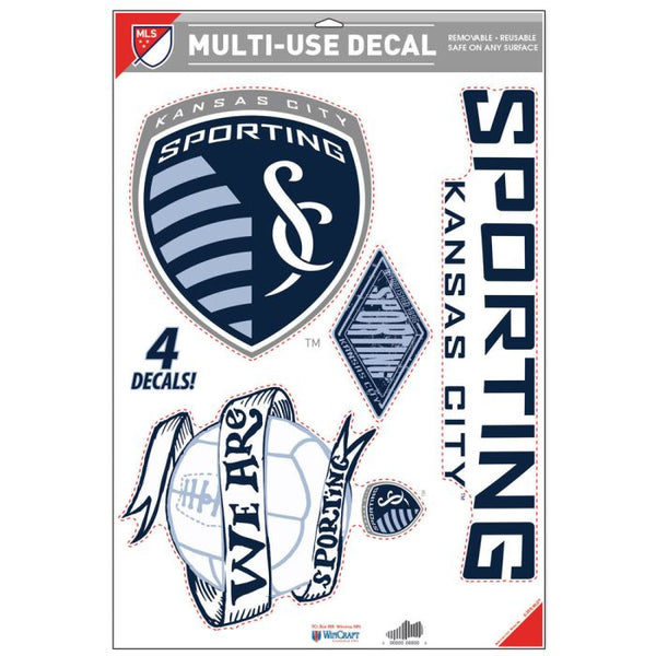 Wholesale-Sporting Kansas City Multi-Use Decal 11" x 17"