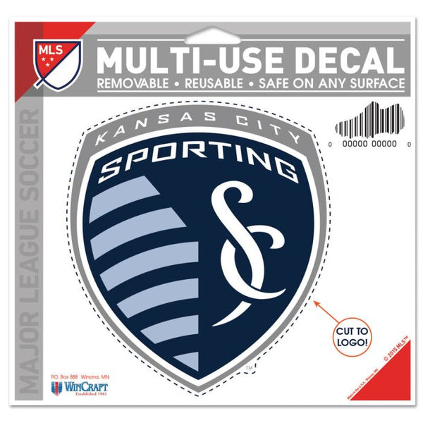 Wholesale-Sporting Kansas City Multi-Use Decal - cut to logo 5" x 6"