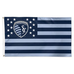 Wholesale-Sporting Kansas City / Patriotic Americana Flag - Deluxe 3' X 5'