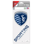 Wholesale-Sporting Kansas City Perfect Cut Decal Set of two 4"x4"