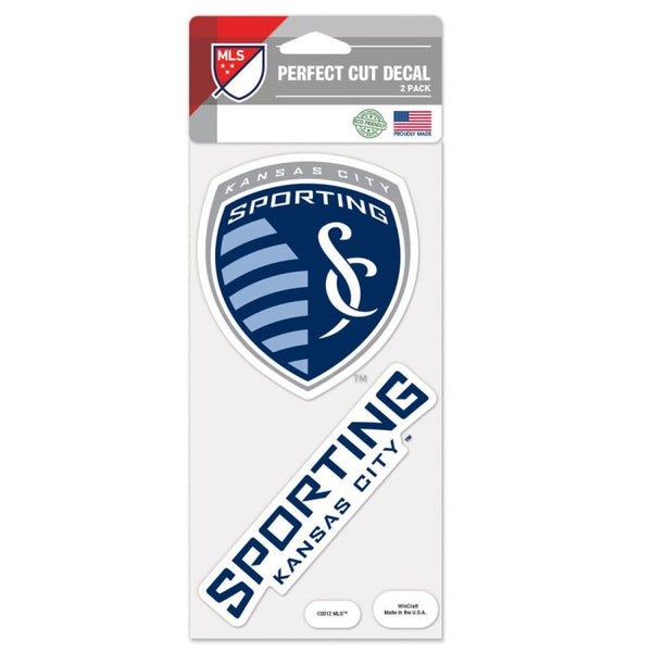 Wholesale-Sporting Kansas City Perfect Cut Decal Set of two 4"x4"