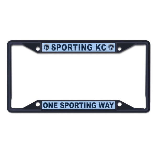 Wholesale-Sporting Kansas City SLOGAN: ONE SPORTING WAY Lic Plt Frame S/S