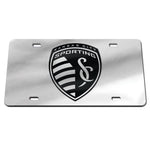 Wholesale-Sporting Kansas City Silver Specialty Acrylic License Plate